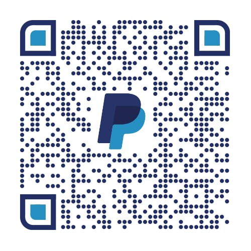 PayPal donation QR code for The Love Project